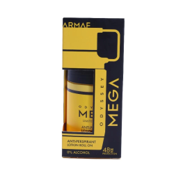 لوشن مضاد للتعرق رول اون ميجا من ارماف اوديسي 75 مل Armaf Odyssey Mega Roll-On Antiperspirant Deodorant Lotion