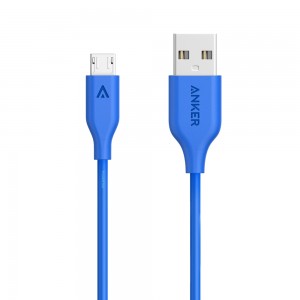 كابل انكر بور لاين 3ft ازرق للايفون Anker PowerLine Lightning Cable 3ft / Blue