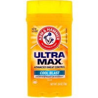مزيل مانع للتعرق الترا ماكس للنساء من ارم اند هامر - 73غ Arm & Hammer, UltraMax, Solid Antiperspirant Deodorant, for Women, Powder Fresh 73 g
