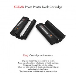 علبة حبر مع ورق لطابعة كوداك مع القاعدة KODAK Photo Printer Dock CARTRIDGE