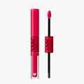 احمر شفاه سائل مع ملمع شفاه فائق اللمعان من ان واي اكس NYX Liquid Lipstick with Ultra Shine Lip Gloss