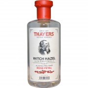 تونر ماء الورد والالوفيرا Thayers, Rose Petal Witch Hazel, with Aloe Vera Formula, Alcohol-Free Toner, 355 ml